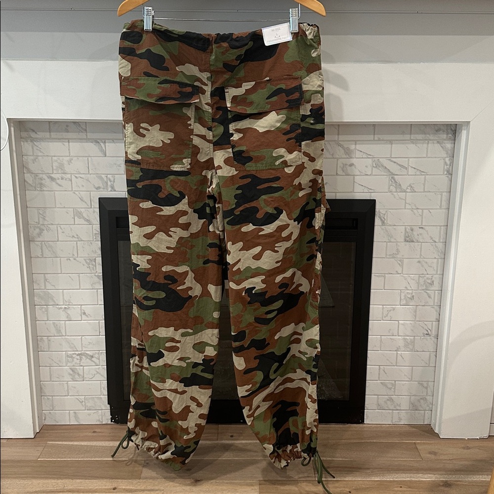 Tinseltown Camouflage hi rise Cargo Trousers parachute pants y2k 2 for $20 - Picture 5 of 7